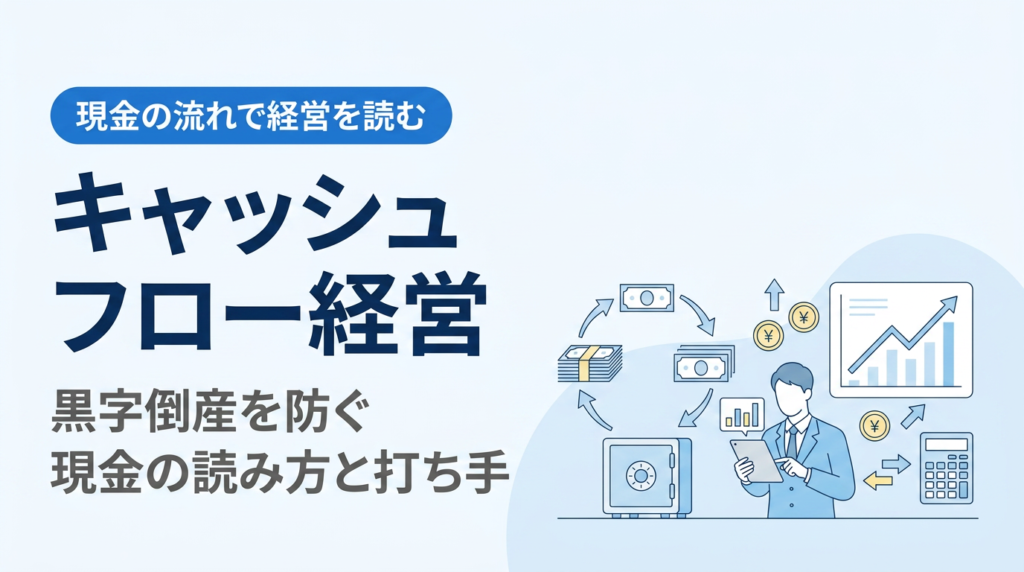 キャッシュフロー経営入門｜黒字倒産を防ぐ現金の読み方と打ち手
