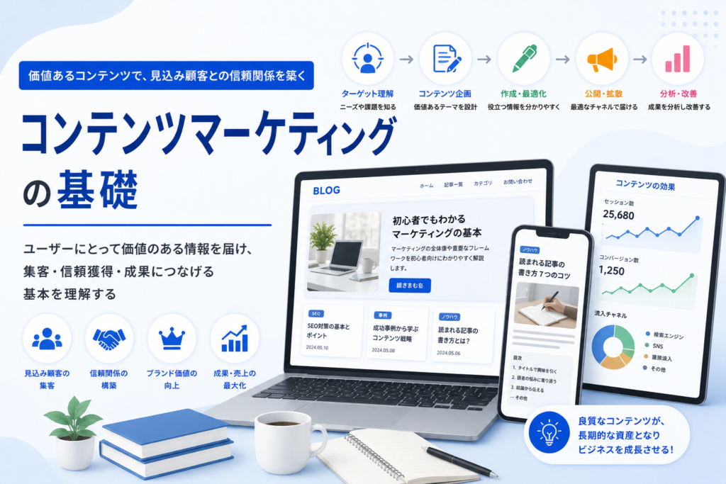 コンテンツマーケティング入門｜見込み客を段階で育てる記事設計