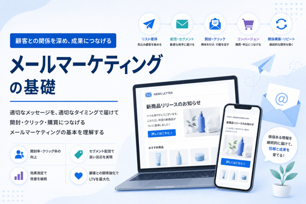 メールマーケティング入門｜分けて・絞って・測って直す配信設計