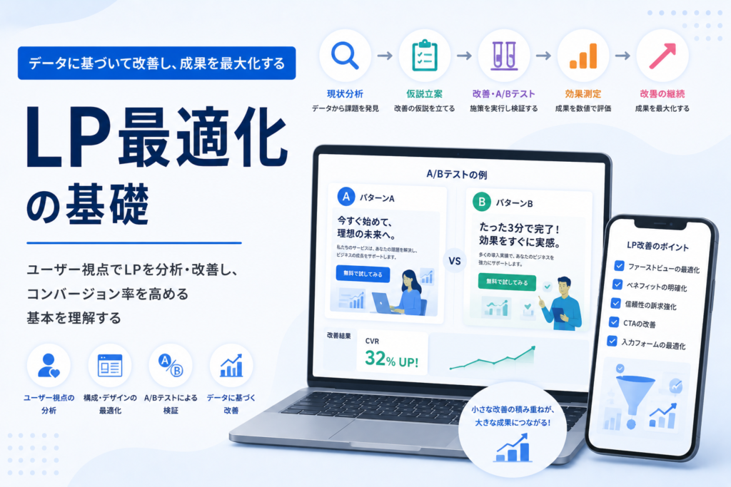 LP最適化入門｜来た人を逃さないLP改善の診断ステップ