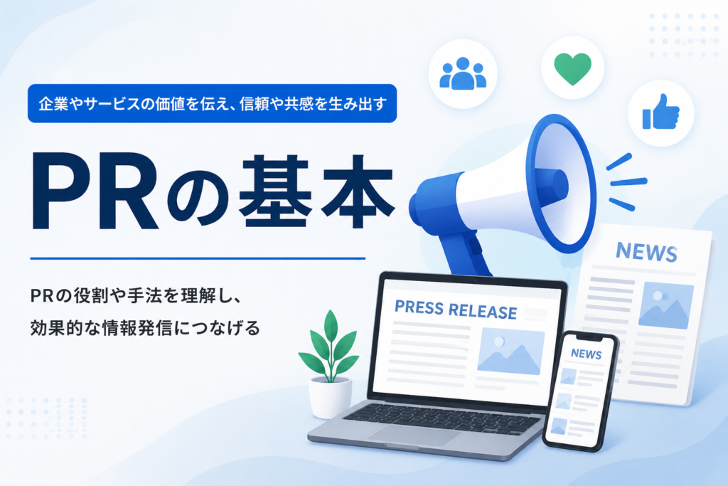 広報・PR入門｜自社の出来事を発信プランに設計する基本
