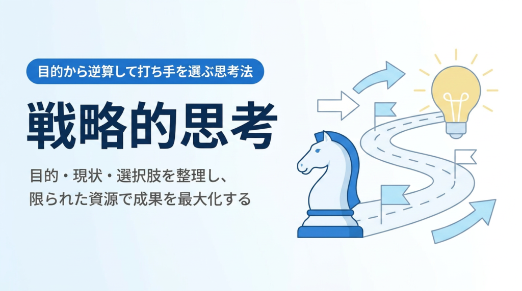 戦略的思考入門